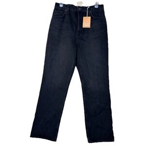 REFORMATION CYNTHIA Jeans Button Fly High Rise Straight Jeans Size 30 Preppy